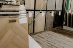 klik laminaat met PVC Toplaag nu met extra 40% korting, Huis en Inrichting, Stoffering | Vloerbedekking, Ophalen, Crème, 75 m² of meer