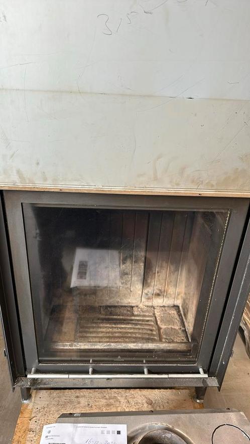 Barbas liftdeurhaard houtkachel Escamo 80, Huis en Inrichting, Haarden, Gebruikt, Houthaard, Ophalen of Verzenden