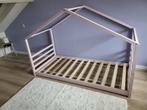 Huisjesbed en casa roze, Kinderen en Baby's, Kinderkamer | Bedden, Ophalen, 85 tot 100 cm, Zo goed als nieuw, Matras