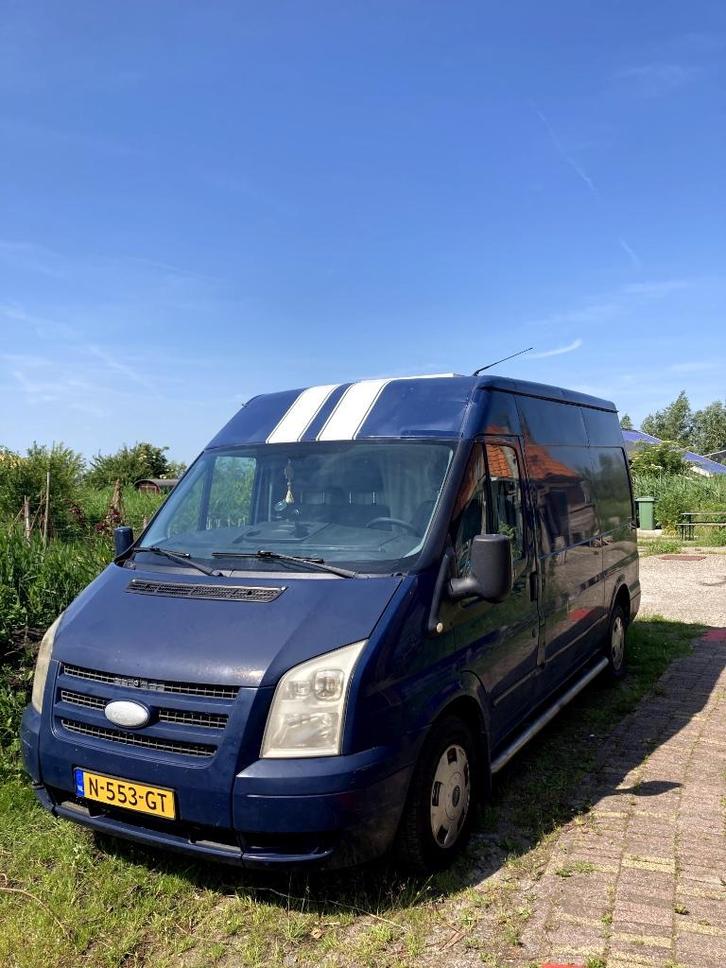 Fort Transit camperbus - APK tot juni 2026, Caravans en Kamperen, Campers, Particulier, tot en met 2, Buscamper of Camperbus, Ford