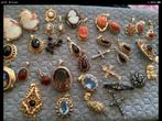 Antieke vintage gouden sieraden edelstenen 14/18 kar goud, Met edelsteen, Overige voorstellingen, Verzenden, Zo goed als nieuw