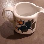 Melkkannetje wit met bloemen, Gebruikt, Overige typen, Ophalen of Verzenden, Overige stijlen