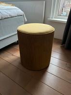 Poef okergeel, Huis en Inrichting, Ophalen, Rond, Minder dan 50 cm