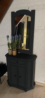 Brocante kastje met spiegel, Huis en Inrichting, Ophalen, Gebruikt, 25 tot 50 cm, 50 tot 100 cm