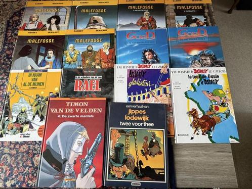Malefosse, Gord, Asterix e.a 14 Albums  Malefosse 4 x Hardco, Boeken, Stripboeken, Zo goed als nieuw, Meerdere stripboeken, Ophalen of Verzenden