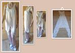 YAYA ZGAN offwhite lange punten tricot top S, Yaya, Gedragen, Zonder mouw, Wit