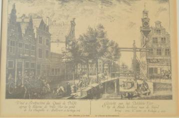 Gravure 't Spui Den Haag 1765 beschikbaar voor biedingen