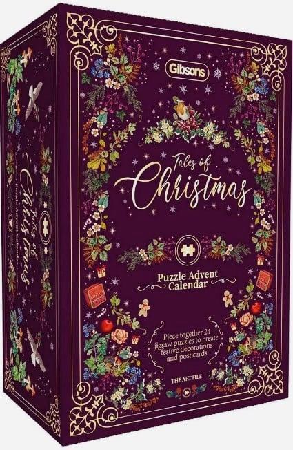 Gibsons -Tales of Christmas Advent Calendar 2025 - 24 Vormp., Hobby en Vrije tijd, Denksport en Puzzels, Nieuw, Legpuzzel, 500 t/m 1500 stukjes