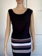 i507 Karen Millen: maat 2=36=S jurk jurkje zwart/grijs/wit, Karen Millen, Zwart, Ophalen of Verzenden, Zo goed als nieuw