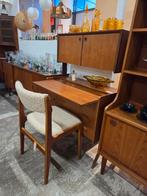 Vintage Deense kast secretaire Mid-Century teak, Ophalen, Gebruikt, Vintage, X