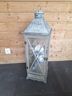Brocante windlicht 95 cm hoog 30 cm breed 30 cm diep, Huis en Inrichting, Woonaccessoires | Kandelaars en Kaarsen, Ophalen, Zo goed als nieuw