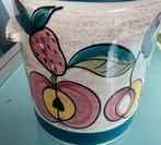 Vintage Rumtopf Duitsland, Gebruikt, Porselein of Keramiek, Schaal, Rond