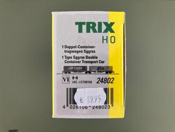 Trix H0 / 24802 Containerwagen ‘China Railway ZIH Sggrss 80 beschikbaar voor biedingen