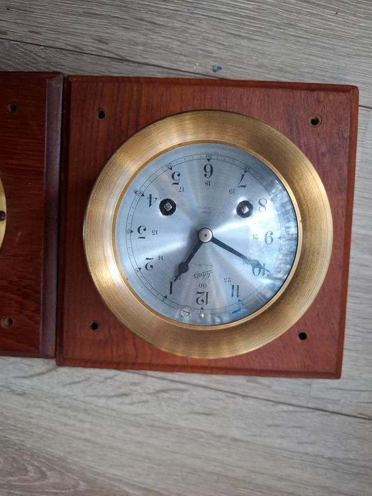 Vintage Schatz scheepsklok en barometer set, Antiek en Kunst, Antiek | Klokken, Ophalen of Verzenden