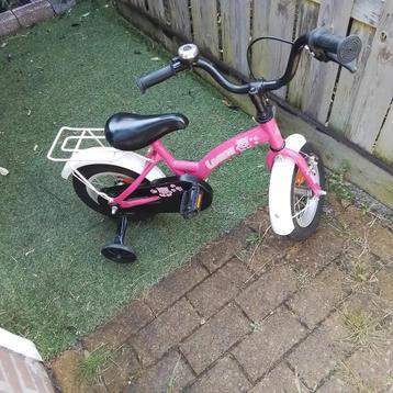 Loekie kinder fietsje 12 inch met terug trap rem En voor rem beschikbaar voor biedingen