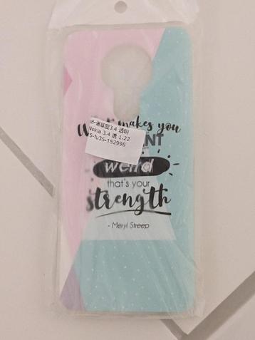 Nieuw telefoonhoesje, cover Nokia 3.4, quote Meryl Streep  beschikbaar voor biedingen