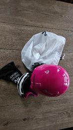 skihelm + skibril pink maat xs, Ophalen of Verzenden, Zo goed als nieuw