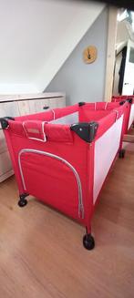 Campingbed buitenbox box Koelstra rood, Ophalen, Zo goed als nieuw, Reisbedje