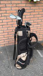 Leuk golfsetje met tas en carrier voor kind 10-12 jr, Sport en Fitness, Golf, Ophalen, Gebruikt, Tas, Overige merken