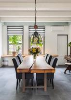 Boomstamtafel Suar hout 280cm, Huis en Inrichting, Tafels | Eettafels, Ophalen, 200 cm of meer, 50 tot 100 cm, Zo goed als nieuw