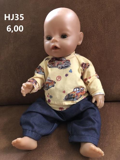 Poppenkleertjes baby pop set. Opbrengst KiKa., Kinderen en Baby's, Speelgoed | Poppen, Nieuw, Babypop, Ophalen