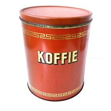 Groot koffieblik. 5 liter. beschikbaar voor biedingen