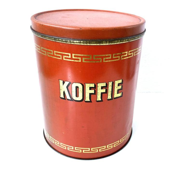 Groot koffieblik. 5 liter., Huis en Inrichting, Keuken | Keukenbenodigdheden, Gebruikt, Verzenden