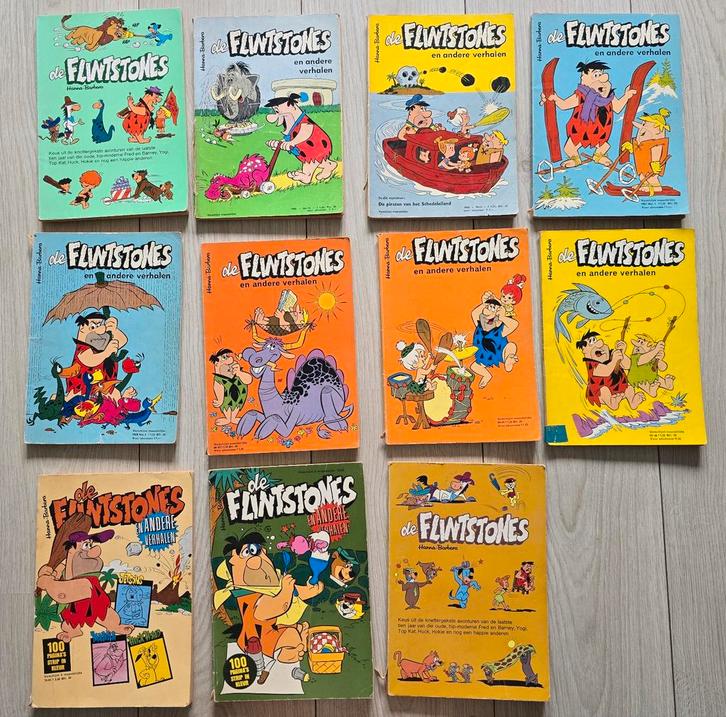 De Flintstones Strips - 11 stuks, Boeken, Stripboeken, Gelezen, Meerdere stripboeken, Ophalen of Verzenden