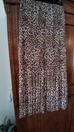 Mooie Z NAIZ Plissé Print rok bruin maat 44, Bruin, Maat 42/44 (L), Ophalen of Verzenden, Zo goed als nieuw