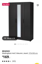 Brimnes ikea kledingkast, Huis en Inrichting, Ophalen, 100 tot 150 cm, Met hangruimte, Zo goed als nieuw