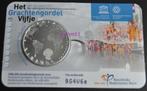 2012 NEDERLAND COINCARD 5 EURO GRACHTENGORDEL *UNC*, Koningin Beatrix, Zilver, Euro's, Ophalen of Verzenden