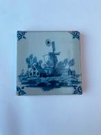 Antieke delfdsblauwe Hollandse tegel, Antiek en Kunst, Ophalen of Verzenden
