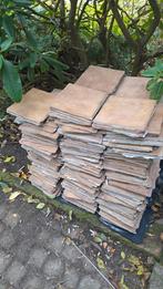 Partij bruine plavuizen / tegels jaren 80, Doe-het-zelf en Verbouw, Tegels, Ophalen, Gebruikt, 20 tot 40 cm, Vloertegels