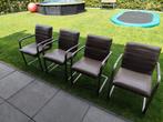 4 woonkamer stoelen. T.e.a.b, Ophalen, Zo goed als nieuw, Leer