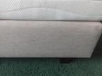 Extra lange boxspring 220cm bij 130cm, Ophalen, Beige, Tweepersoons, Zo goed als nieuw