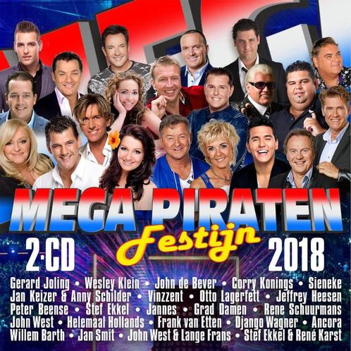 Mega Piratenfestijn 2018 CD 2 X CD, Cd's en Dvd's, Cd's | Nederlandstalig, Zo goed als nieuw, Pop, Verzenden