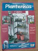 Nieuwe compacte Plantenkas - 4 Planken, Folie, Ophalen, Staal, Kweekkas