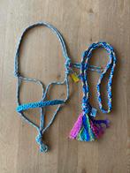 Zomers touwhalster + neckrope. Hawaiimix turquoise. COB, Dieren en Toebehoren, Ophalen of Verzenden, Nieuw