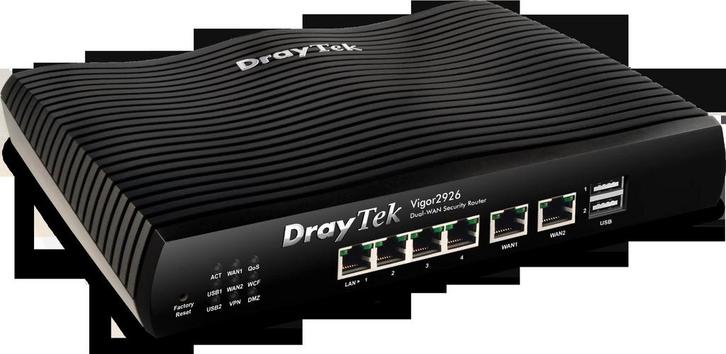 DrayTek Vigor 2926 Gigabit Router – Incl. adapter, Computers en Software, Routers en Modems, Gebruikt, Router, Verzenden