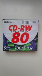 Octron CD-RW 80 - 5 Pack, Cd, Nieuw, Ophalen of Verzenden, Octron