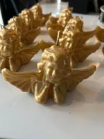 12 goudkleurige engel kaarsjes, engeltjes, kerst, nieuw, Ophalen of Verzenden, Nieuw