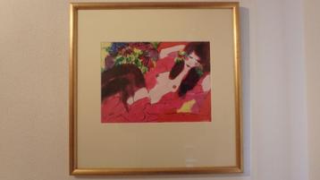 Walasse Ting kunstdruk erotisch beschikbaar voor biedingen