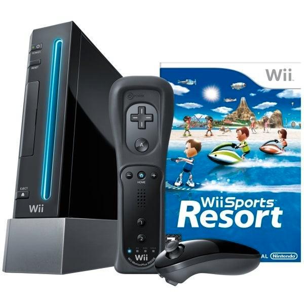 Nintendo Wii Zwart Compleet + Mario Kart, Spelcomputers en Games, Spelcomputers | Nintendo Wii, Gebruikt, Met 2 controllers, Met games