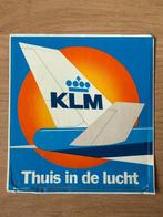 KLM sticker Thuis in de lucht, Ophalen of Verzenden, Zo goed als nieuw, Overige typen