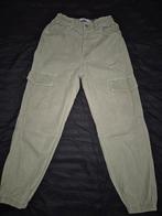 Bershka Lichtgroene Worker Jogger - Maat S, Kleding | Dames, Broeken en Pantalons, Zo goed als nieuw, Maat 36 (S), Lang, Groen