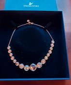 PRACHTIGE KETTING  VAN SWAROVSKI MET HELDERE GROTE STENEN, Met kristal, Overige materialen, Ophalen of Verzenden, Zo goed als nieuw