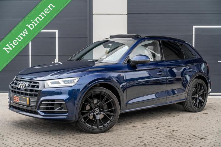 Audi Q5 2.0 TFSI Quattro|LUCHTVERING|SFEER|SQ5|FULL OPTION, Auto's, Audi, Bedrijf, Te koop, Q5, 360° camera, 4x4, ABS, Achteruitrijcamera
