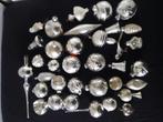35 oude zilveren kerstballen vintage kerst zilver oud, Ophalen, Gebruikt