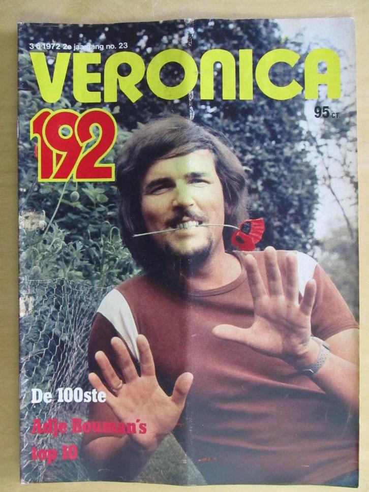Veronica 1972 Kinks Slade Mieke Telkamp Adje Bouman L Ravens, Verzamelen, Tijdschriften, Kranten en Knipsels, Tijdschrift, Nederland