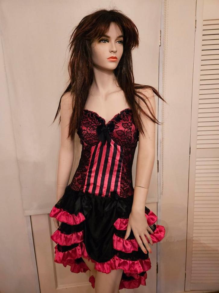 Spaanse Jurk - Flamenco Kostuum, Kleding | Dames, Carnavalskleding en Feestkleding, Gedragen, Kleding, Carnaval, Maat 38/40 (M)
